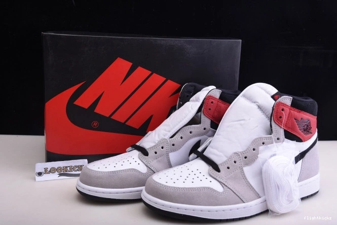 Light OG 1 Jordan High Grey Smoke Air 555088-126 1001